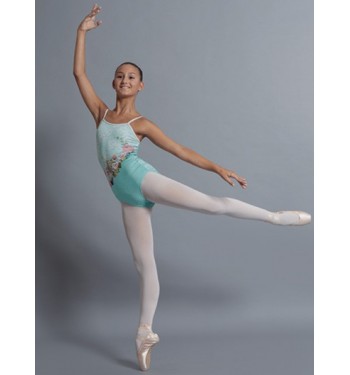 Maillot con estapación floral