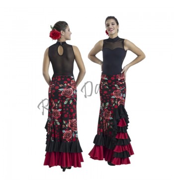 Falda flamenca estampada... 2