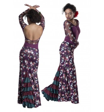 Falda flamenca estampada... 2