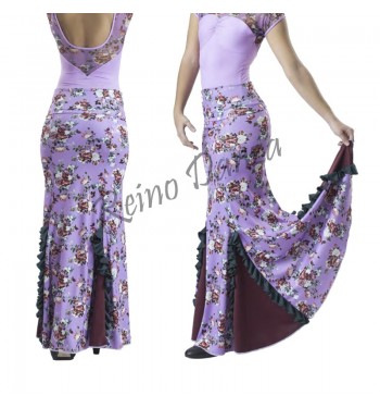 Falda flamenca estampada...