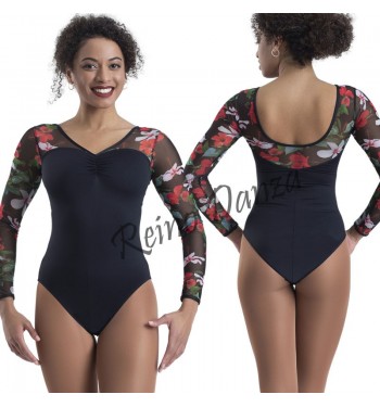 Maillot manga larga microtu...