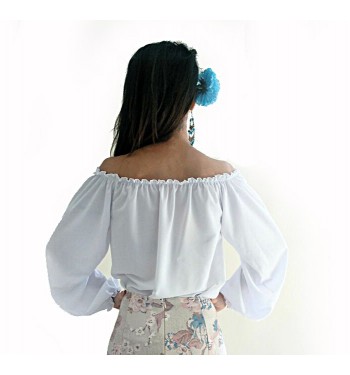 Camisa flamenca manga larga. 2