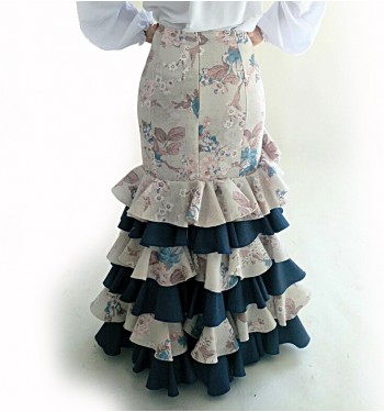 Falda 7 volantes 2