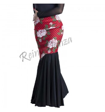 Falda flamenca corte...