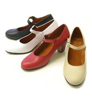 Zapato Flamenco  "Sevillana"Piel