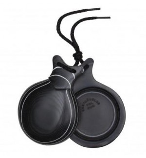 Castañuelas tela negra