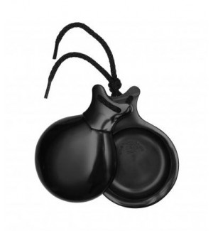 Castañuela vidrio profesional negro