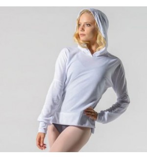 Sudadera cuello capucha danza