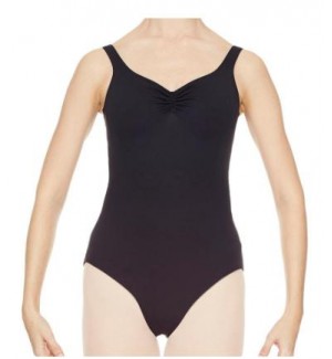 Maillot tirante ancho fruncido en pecho