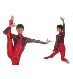 Mono enterizo de baile para hombres