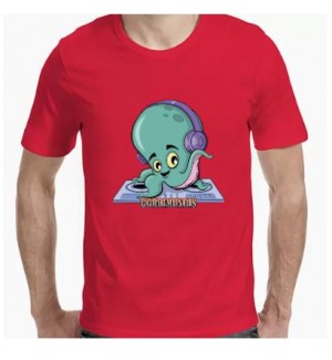 Camiseta manga corta pulpo