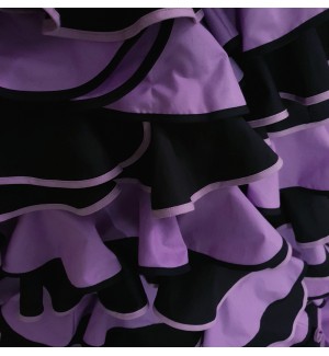 vestido feria 4 volantes en bata 2