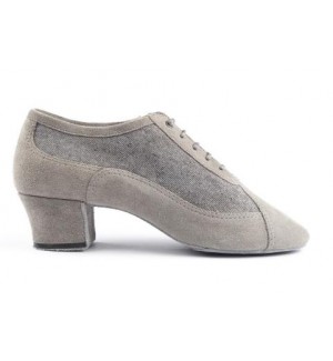 Zapato de baile cordones gris