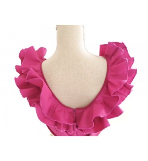 Blusa flamenca con volantes en escote 2