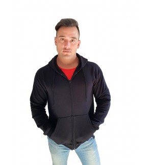 Sudadera cremallera y capucha
