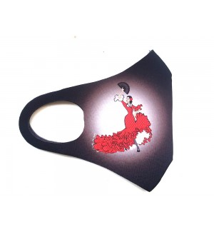 Mascarilla flamenca