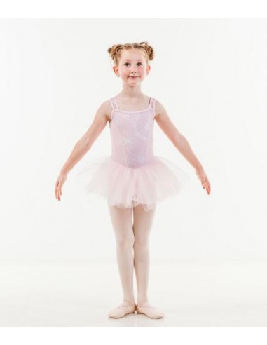 Vestidito ballet de encaje y tul para niñas