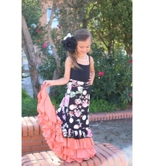 Conjunto flamenco niña 