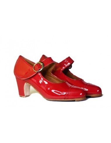 Zapato flamenco profesional con hebilla 