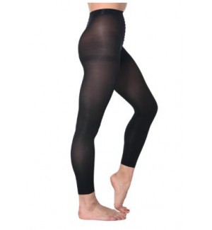 Media tupida negra sin pie