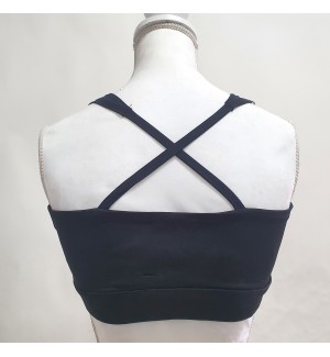 Top tirante fino negro con... 2