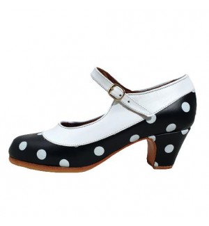 Zapato flamenco lunares 