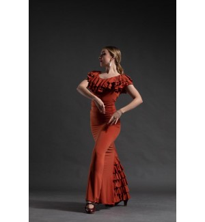 Camiseta flamenca volantes