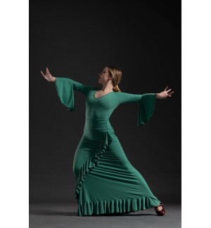 Top flamenco con volante  2