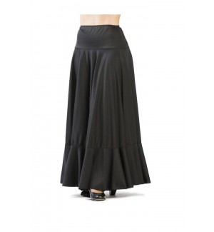 Falda con volante y canesú