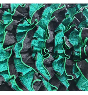 Bata de cola  de encaje y tarlatana 2