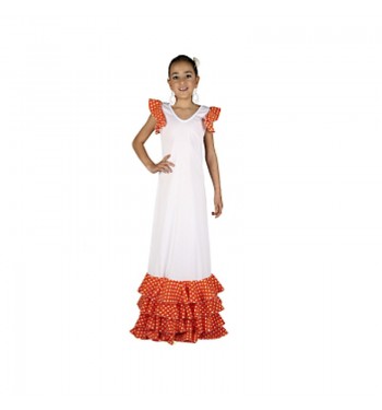 Vestido flamenco con 4...