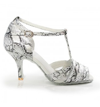 Sandalia piel de serpiente...