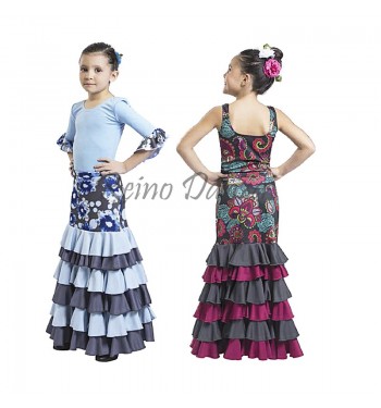 Falda Flamenco 8 volantes