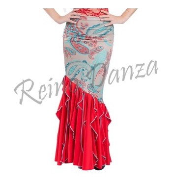 Falda flamenco con volantes... 2